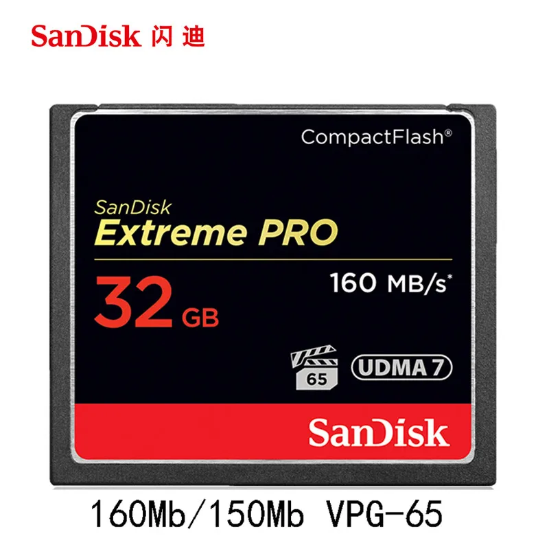 CFXPS-032G Карта памяти SanDisk Экстрим Pro 128 ГБ 32 ГБ 64 Гб 256 ГБ 160MBS карта памяти 32 64 128 ГБ флэш-карты памяти Carte Memoire - Емкость: CFXPS-032G