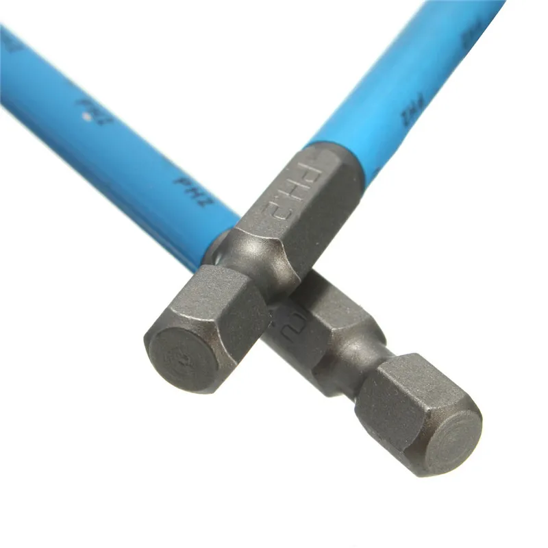 Drillpro 1 шт. Нескользящая S2 Стальная Магнитная отвертка с шестигранной головкой 1/4