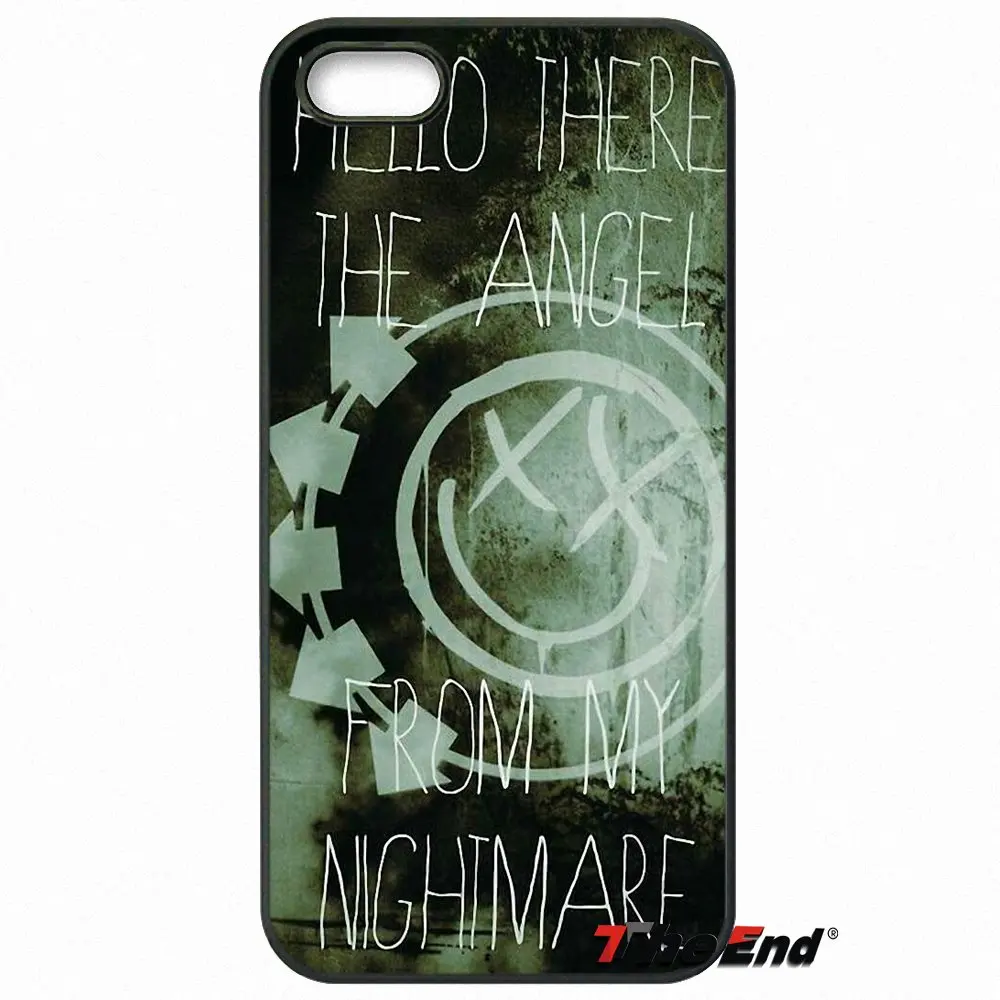 Чехол для телефона Blink 182 Smiley Face Punk Rock Band с логотипом iPhone X 4S 5 5C SE 6 6S 7 8 Plus Samsung Galaxy Grand