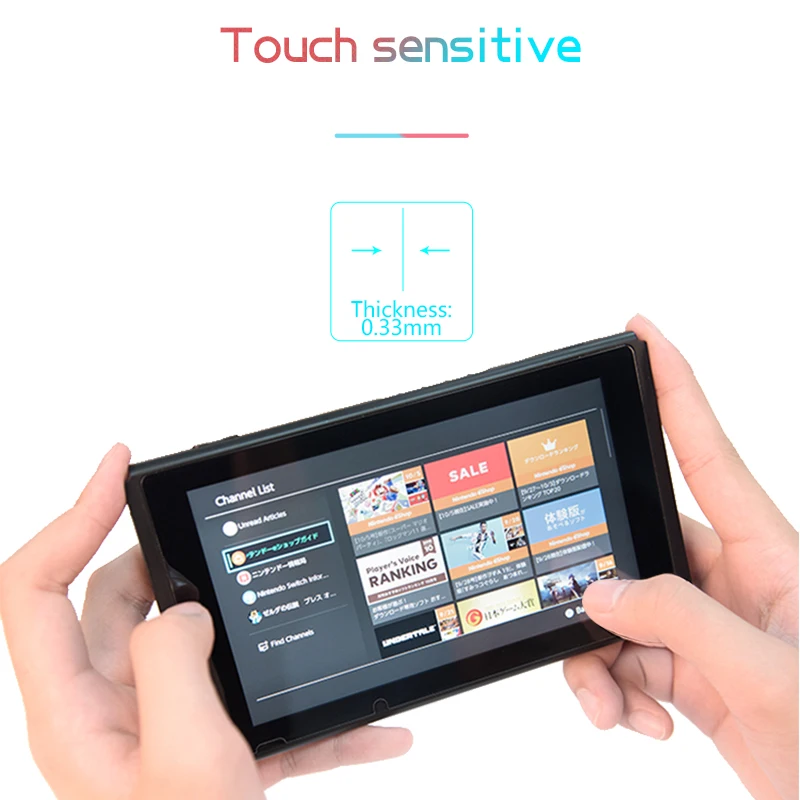 RETROMAX 2Pcs Glass Screen Protector High Hardness Full 9H For Nintend Switch Anti-scratch NS Console Accessories | Электроника