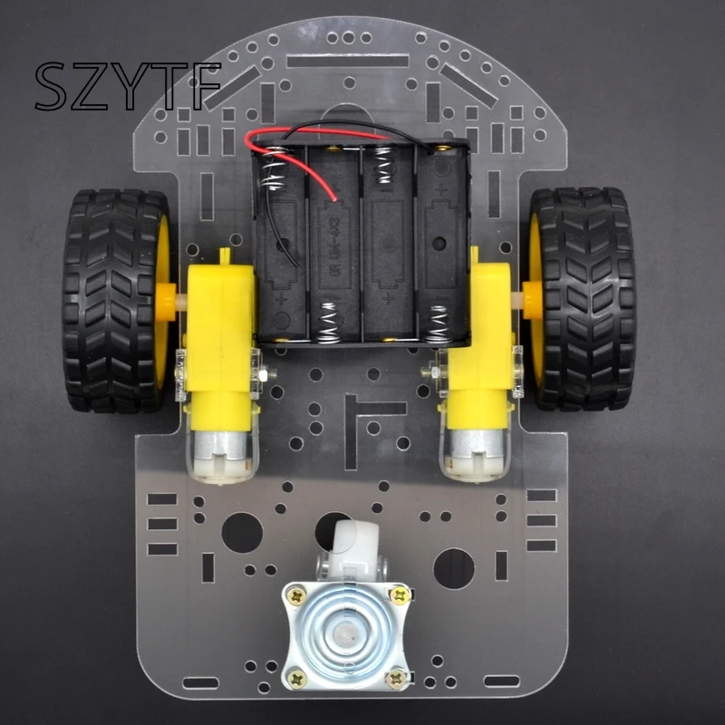 1 шт. новый мотор умный робот автомобильное шасси электронное производство DIY Kit
