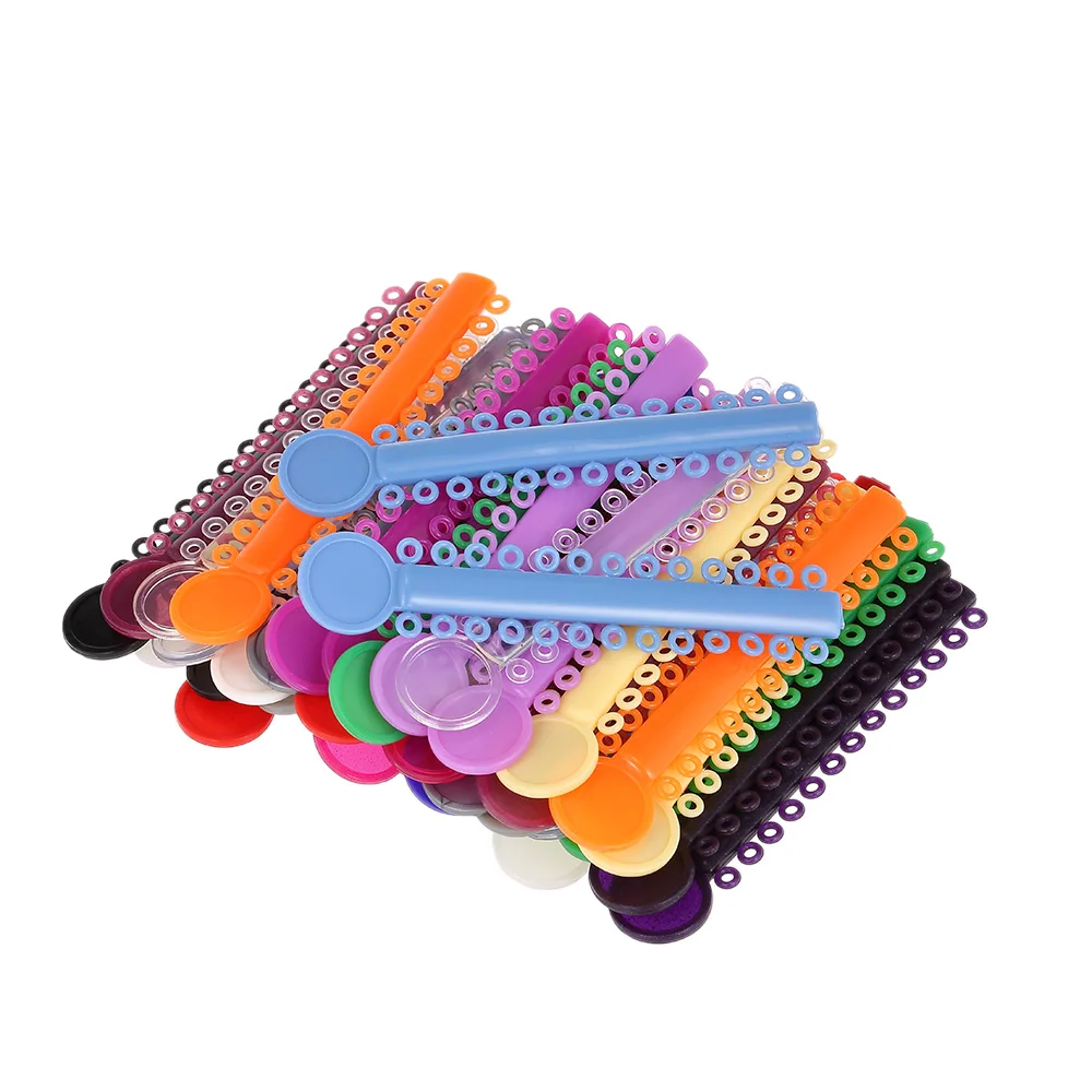 40Pcs/pack High Elasticity Dental Ligature Ties Orthodontics Elastic Multi Color Rubber Bands For Health Teeth Tools | Красота и