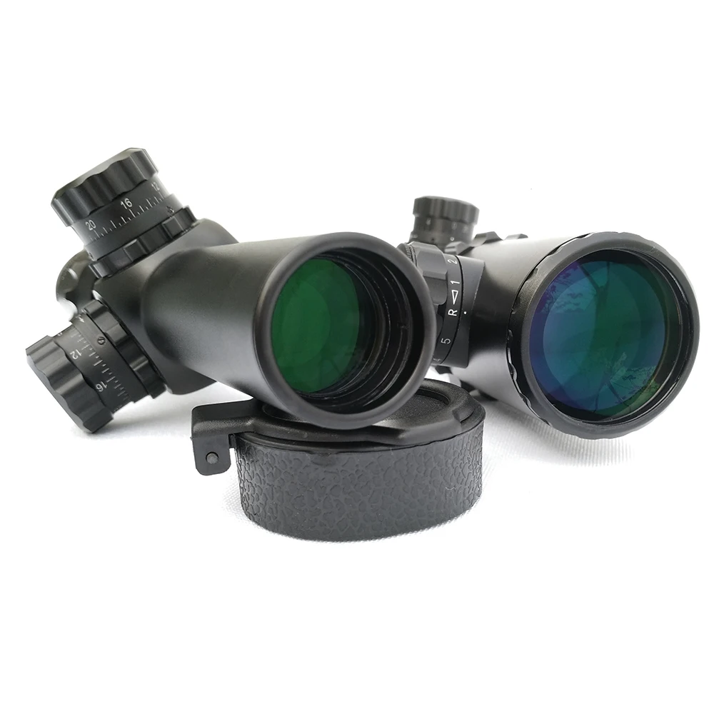 Компактный оптический прицел 1 8x24 для охоты|gun riflescope|illuminated reticleoptic sight |
