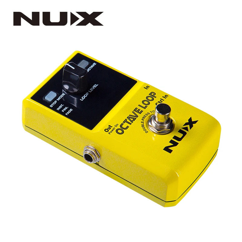 NUX Octave Loop педаль петлителя с 1 Effect Infinite Layer басовыми линиями True Bypass Эффект педали