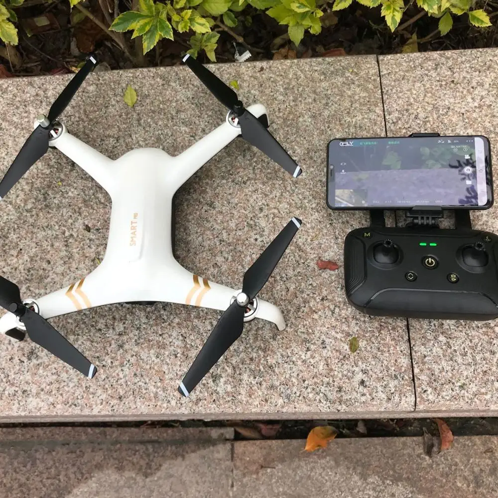 CFLY Smart Pro Модернизированный Дрон с бесщеточным Мотором 1 км fpv GPS 2 осевой шарнирный