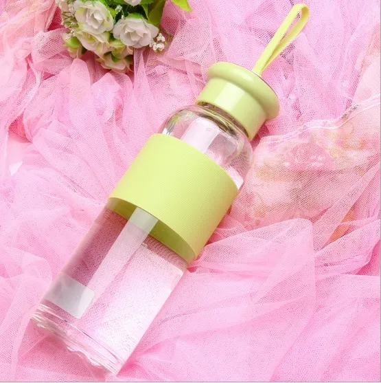 1 шт. портативная бутылка для воды в Корейском стиле 420 мл 1465 с веревкой моя