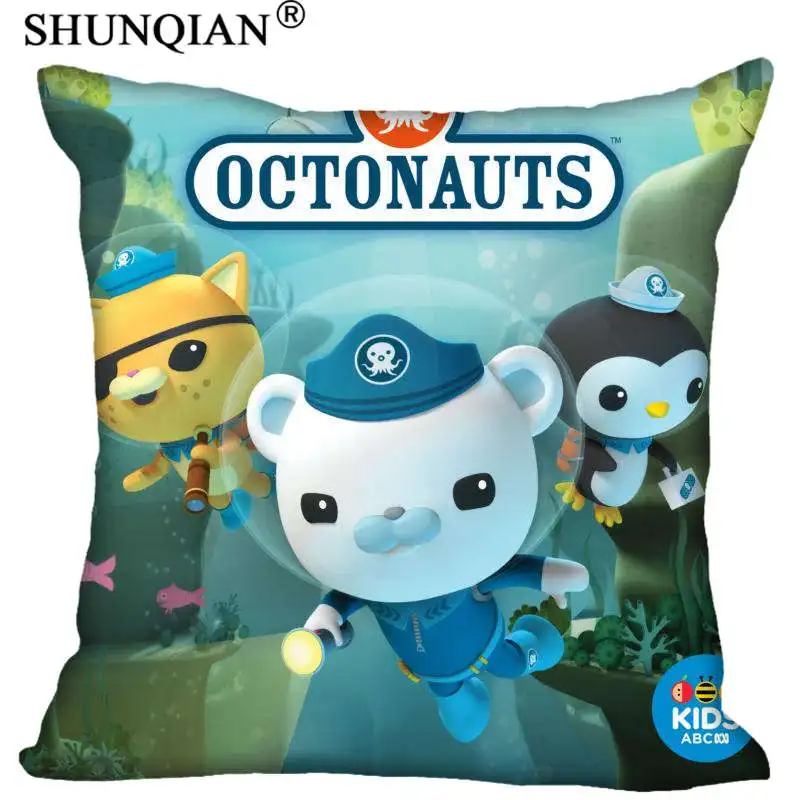 Новинка лидер продаж на заказ квадратная подушка Octonauts чехол молнии модная
