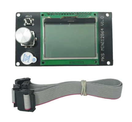 Боковая вставка 3d принтер Reprap lcd MKS MINI 12864 lcd умный дисплей Reprapdiscount контроллер полный графический для материнской платы