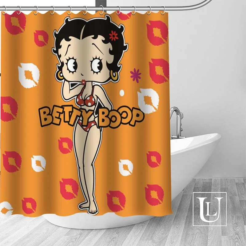 Betty Boop занавеска для душа s Пользовательские занавес для ванной комнаты водонепроницаемая ткань для ванной полиэстер занавеска для душа 1 шт. на заказ - Цвет: 20