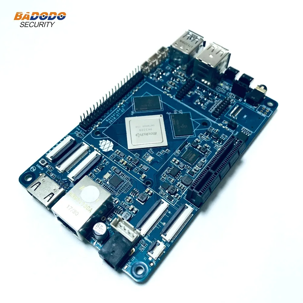 ROCKPro64 PINE64 четырехъядерный + 2 Гб LPDDR4 eMMC слот android 7 1 Linux Debian макетная плата