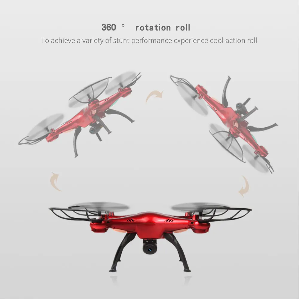 LIDIRC L15 720P HD камера 2 4G 4CH 6 осевой Wi Fi FPV Радиоуправляемый Дрон вертолет Квадрокоптер