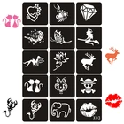 15 шт., маленькая фотография для женщин и детей, трафарет для рисования, 6*4,8 см