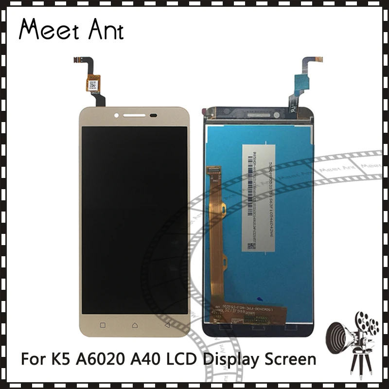 Высококачественный ЖК дисплей 10 шт./лот 5 0 ''для Lenovo K5 A6020 A40 с сенсорным экраном