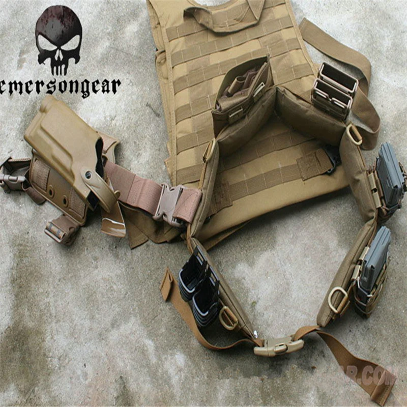 Ремень для страйкбола Wargame EMERSON MOLLE мужской спортивный армейский брезентовый