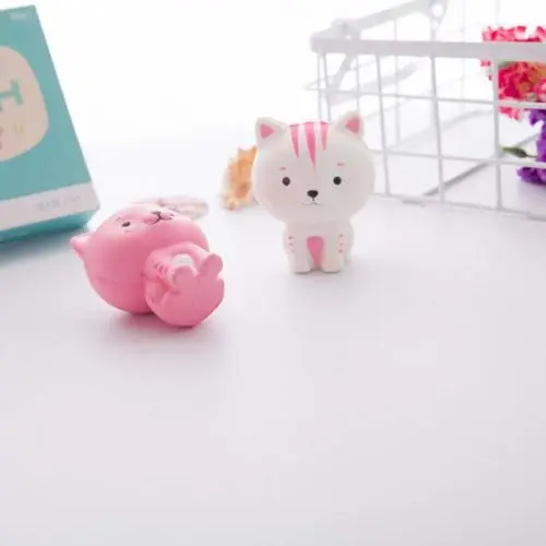Медленно восстанавливающие форму маленькие молочные кошачьи хлебы игрушки в