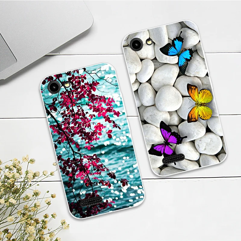 Силиконовый чехол для телефона Prestigio Wize R3 4 0 дюйма защитный с принтом Psp3423 Duo |