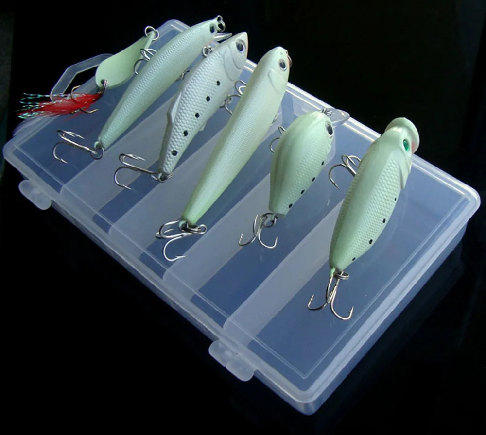 6 шт. рыболовные приманки в виде ложки|glow spoons|crankbait minnowminnow lure |