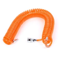 polyurethane pneumatic quick connector coiled air hose tube orange 9m 29 5ft