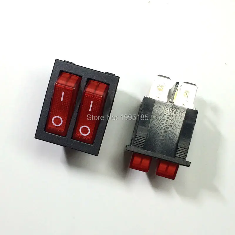 KCD6 двойной переключатель включения выключения 5 шт. для электрической сковороды