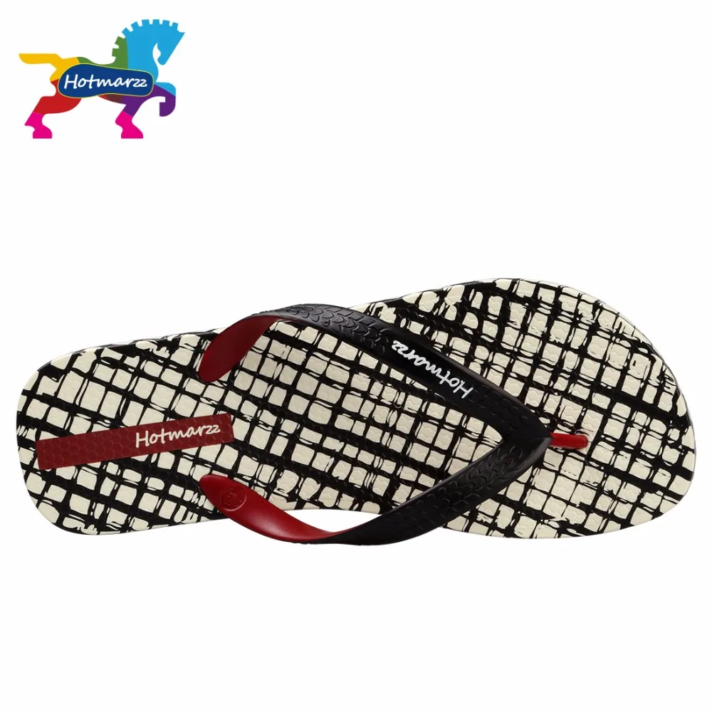 Hotmarzz мужские шлепанцы в клетку летние пляжные сандалии для бассейна душа ванной