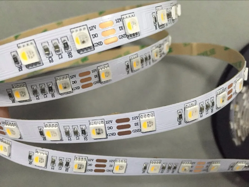 Светодиодная цифровая лента 5 м 12 В постоянного тока (теплый белый) 300