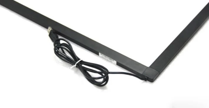 

27 inch ir touch frame screen multi touch 6 points screen frame overlay kit ir touch screen with tempered glass