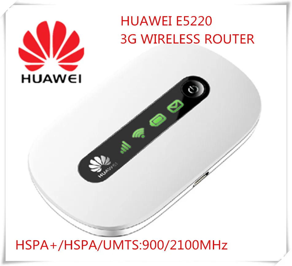 

Huawei E5220 21 Мбит/с 3G HSPA + Мобильная широкополосная точка доступа Wi-Fi