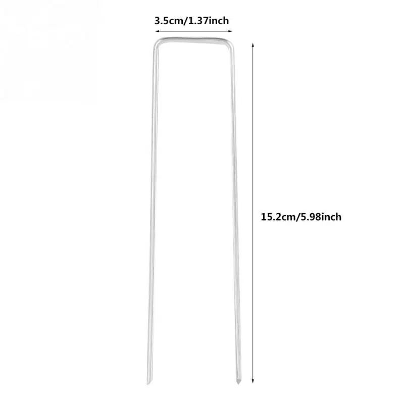 100 шт. шпильки для сада из нержавеющей стали|Булавки| |