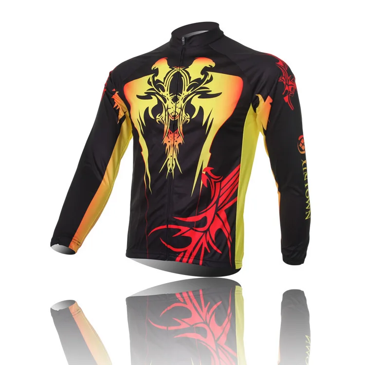XINTOWN Mens Cycling Jerseys and Pants Bicycle Set Long Sleeve Tops Sport cycling clothing Free shipping Breathable | Спорт и