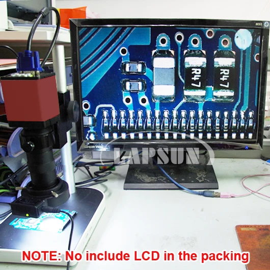100X 60FPS 720P HDMI + 1280 * 1024 VGA HD Industrial Lab C-mount Microscope Camera -For Monitor TV Projector | Инструменты