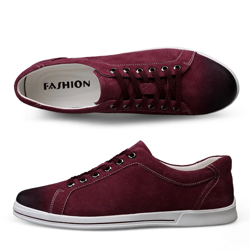 CLAX Mans Shoes Suede Leather 2019 Spring Autumn Men's Casual Shoe Male Walking Footwear Soft | Обувь
