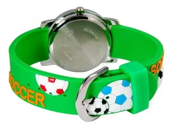 WILLIS кварцевые детские часы разнообразие Мультфильм Футбол 3D водонепроницаемые