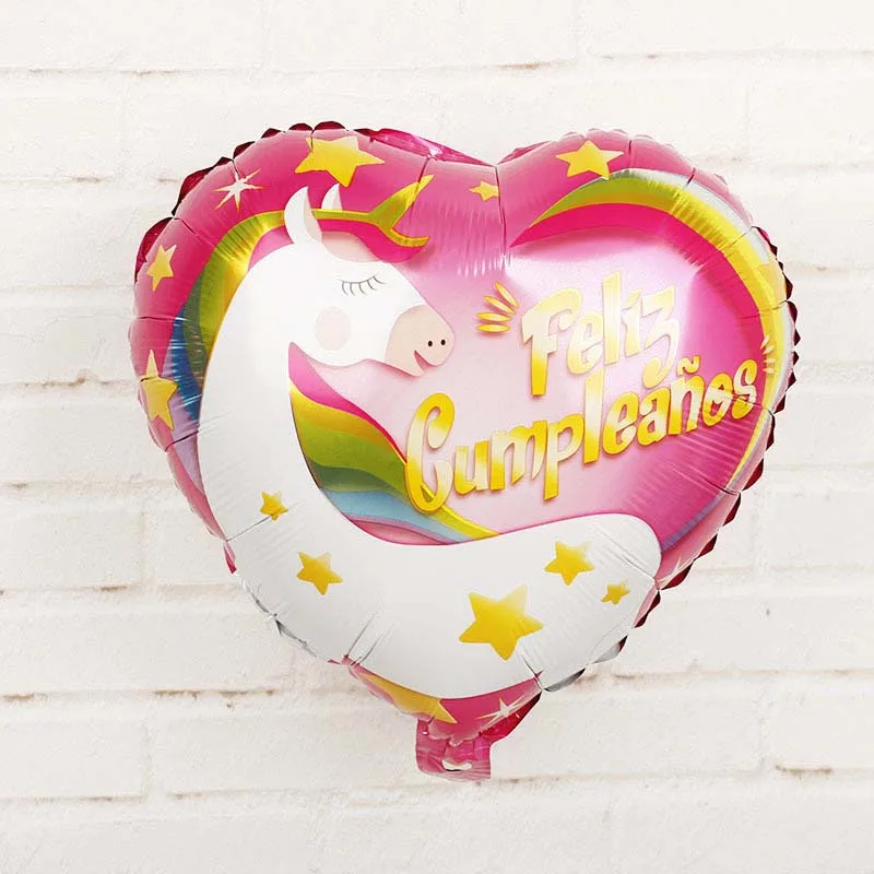 5pc 18inch balloon 4 Гигантский единорог воздушные шары гелиевый шар детский день рождения украшение Волшебный Единорог шагающий шар - Цвет: 5pc 18inch balloon 4