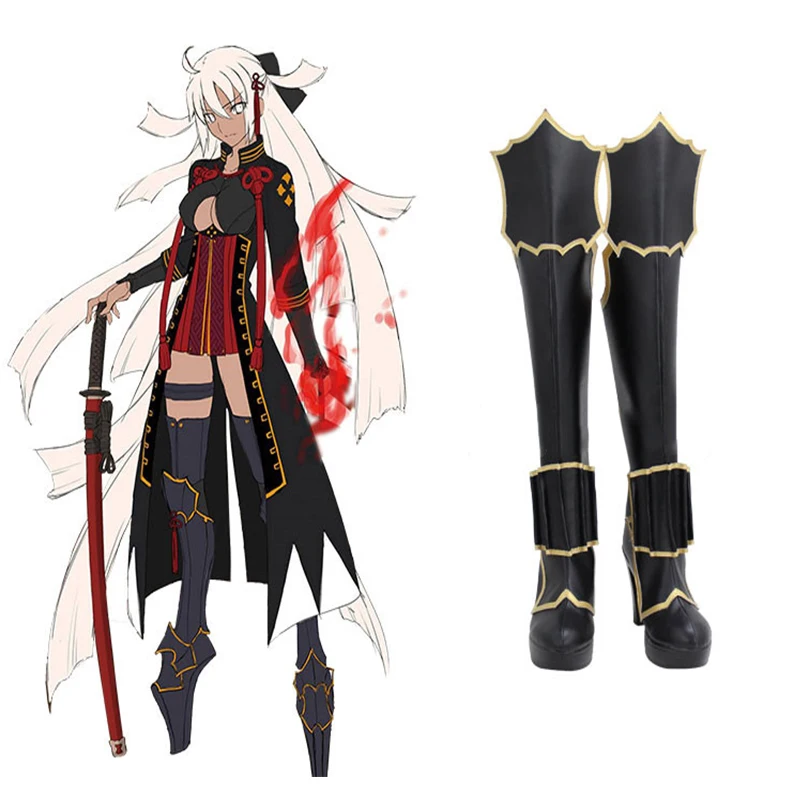 Ботинки в стиле аниме FGO Fate Grand обувь для костюмированной вечеринки костюм Суджи