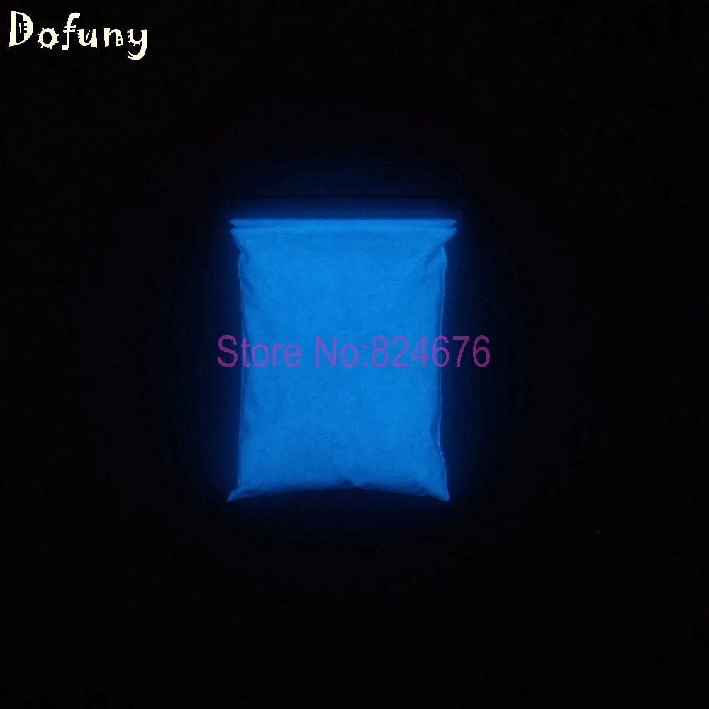 Светящийся темно синий светильник светящийся порошок фосфор 500 г/пакет DIY лак для