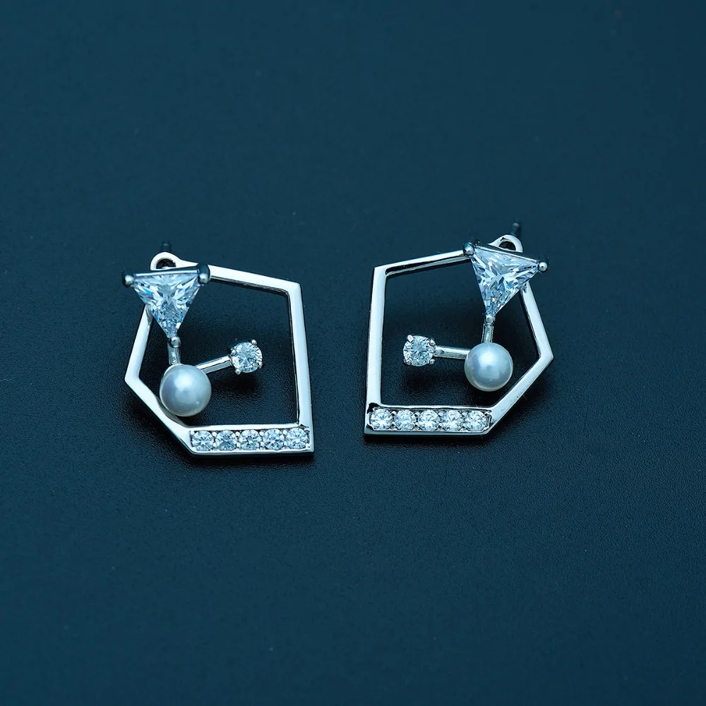 Luoteemi новый тонкий Для женщин белого золота Цвет Jewelry Очаровательный Уникальный