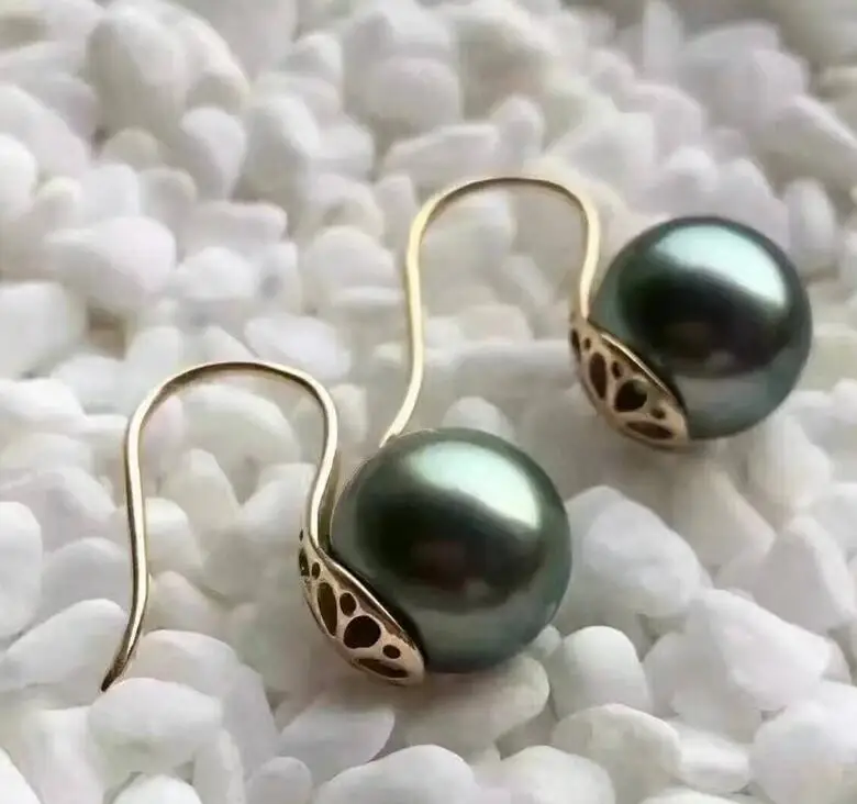 Бесплатная доставка &gt&gt&gt&gt Благородные Ювелирные изделия Пара 10-11 мм круглые