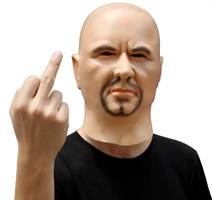 Новый качественный милый Косплей смешной Cos мафия босс латексная маска для