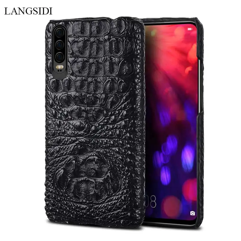 Чехол из натуральной крокодиловой кожи для телефона Huawei p30 lite чехлы pro роскошные