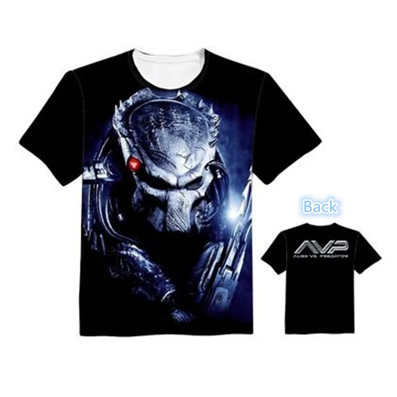 Модная женская и мужская футболка с коротким рукавом AVPR Alien Vs Predator Lovers с принтом на заказ, футболки высокого качества