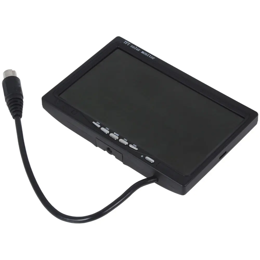 7 &quotвидео вход TFT lcd 4 Сплит четырехъядерный цветной экран монитор