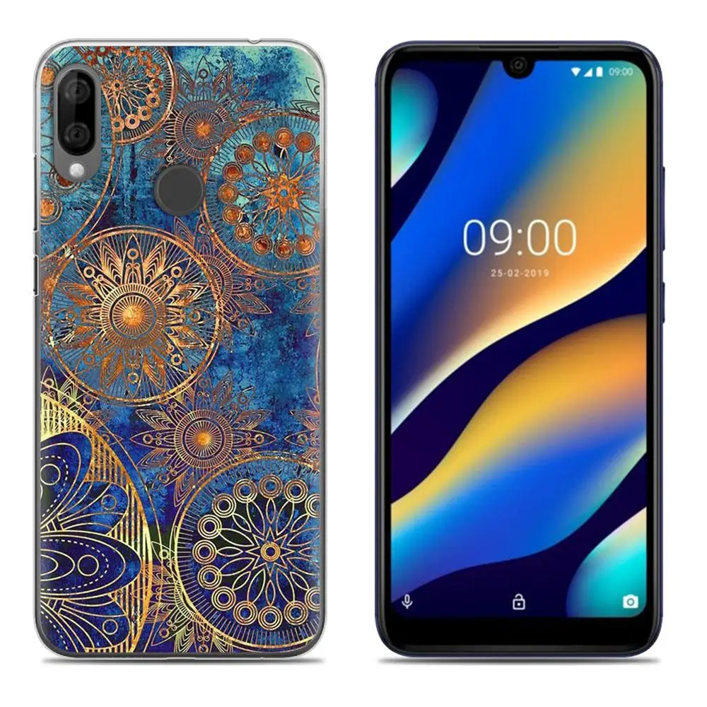 2 Задняя крышка для телефона Wiko View 3 Lite 6,09-дюймовый Стильный дизайнерский чехол для телефона разноцветный окрашенный мягкий чехол для телефона - Цвет: 2