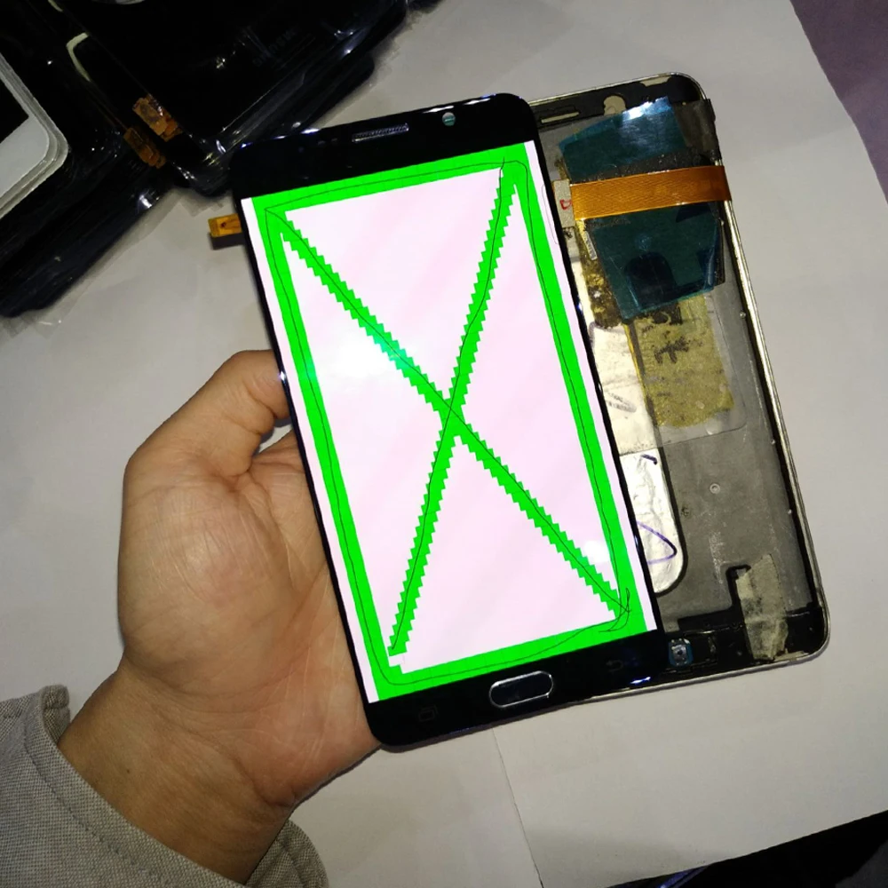 Sinbeda Super AMOLED ЖК дисплей для SAMSUNG GALAXY Note 5 сборный сенсорный монитор N9200 N920F N920T N920A N920V