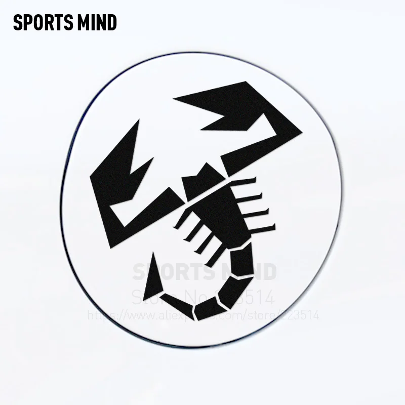 Комплект из 3 предметов спортивный ум Скорпион ABARTH топлива Кепки Стикеры