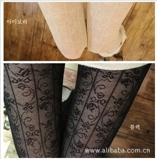 Черные ажурные жаккардовые чулки тонкие колготки кружевные сексуальные маленькие сетчатые ажурные тату чулки колготки