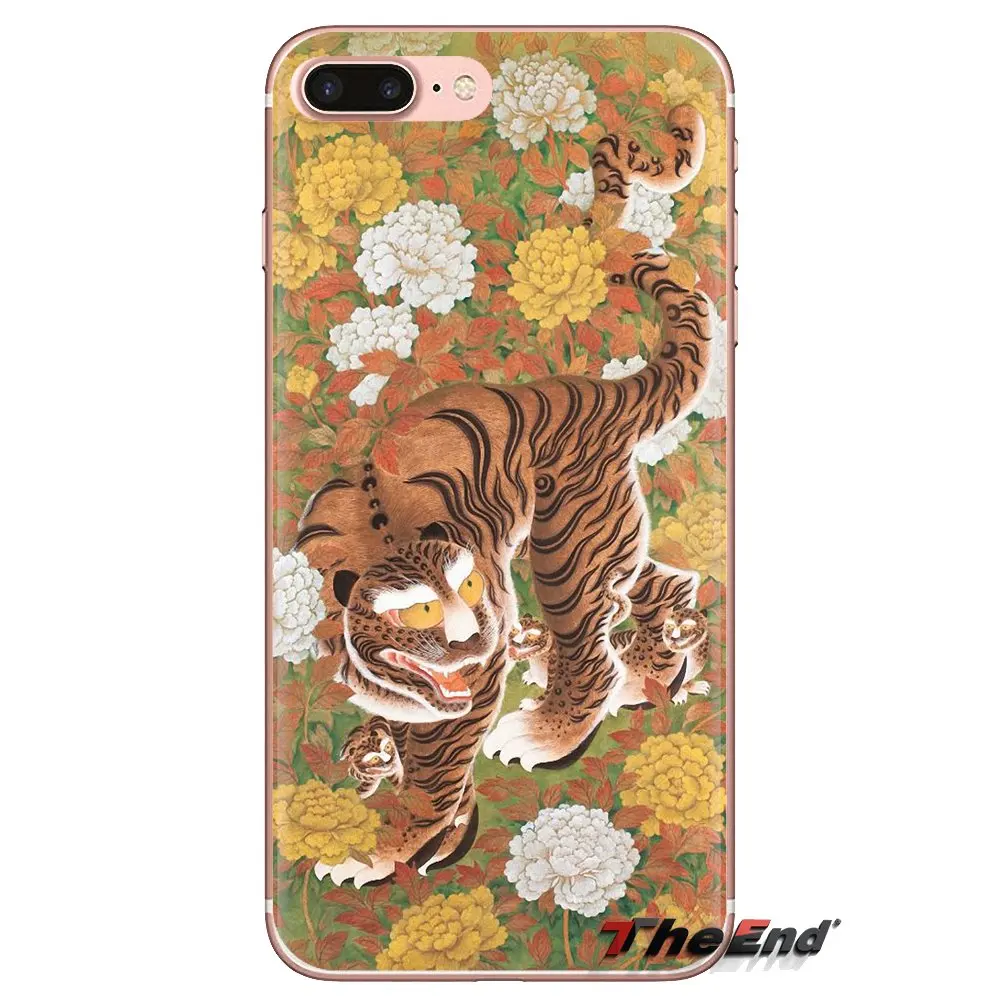 Чехол для телефона iPod Touch Apple iPhone 4 4S 5 5S SE 5C 6 6S 7 8 X XR XS Plus MAX Japanese ukiyo-e Panther leopard Tiger |