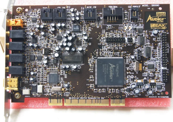, Для креативного звукового бластера Audigy SB0090 PCI 5,1 звуковая карта, 100% исправно
