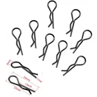 Универсальные Металлические зажимы, 50 шт.лот, изгиб для всех радиоуправляемых кузовов 110, 190 мм, 200 мм, запасные части