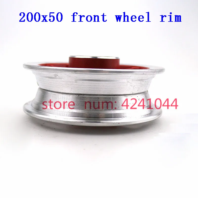 

Free shippin 8inch 6200 bearing front or Rear wheel synchronous belt hub/ rims fit 200X50 Tire tyre for Dolphin Electric Scooter