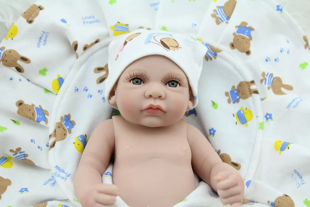 NPKDOLL силиконовые куклы для новорожденных мягкие ручной работы 11 дюймов 28 см